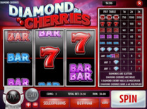 Diamantkirschen Online-Spielautomat