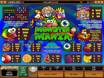 Monster Mania Online-Spielautomat