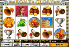 Rom und Ruhm Online-Spielautomat