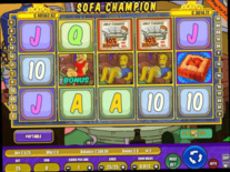 Sofa Champion Online-Spielautomat
